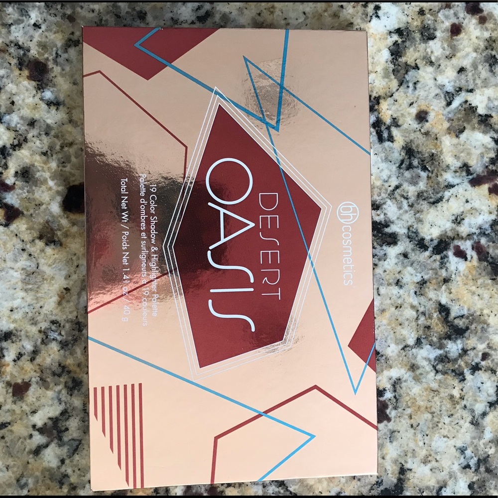 BH cosmetics desert oasis palette lightly used